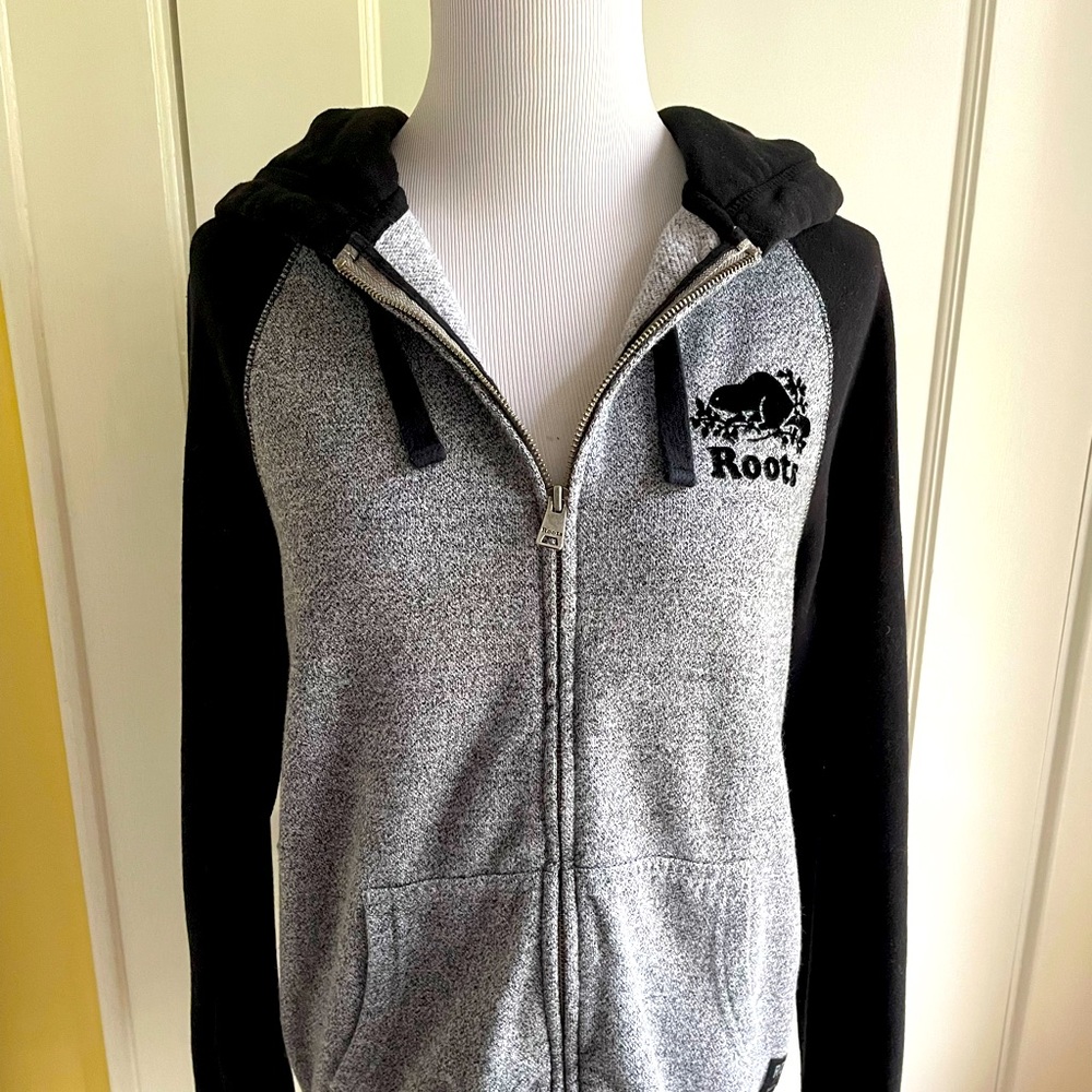 Roots Salt & Pepper Zip-Up Hoodie